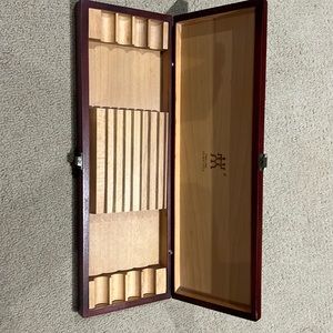 Zwilling JA Henkels wooden steak knife holder